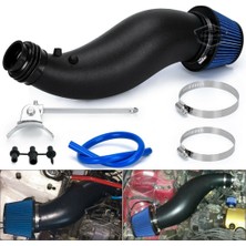 Caralp Honda Civic 1.6l Eg Ek 1992-2000 Uyumlu Performans & Ses Arttırıcı Yüksek Akışlı Soğuk Spor Açık Hava Filtre Kiti Emme Borusu Set Bigtube +6 Hp 52-89 mm Siyah Mavi