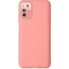SHC4200 Galaxy A03S Kılıf Lansman Glass Kapak - Pembe