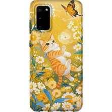 Karsu Design Samsung Galaxy S20 Uyumlu Baskılı Şeffaf Telefon Kılıfı | Koleksiyon: Anime Animal Characters