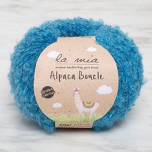Hobibahçem La Mia Alpaca Boucle 50 gr Mavi El Örgü Ipi - L339 - 34390