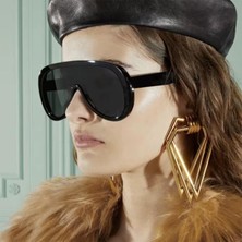 Biryildizol Kemik Çerçeveli UV400 Korumalı Büyük Ekartman Tasarım Vintage Güneş