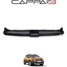 Cappafe Dacia Sandero 2021- Yılı ve Sonrası Uyumlu Arka Tampon Eşiği Parlak