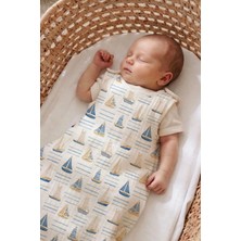 Tuğba Kuğu 4 Kat Müslin 1.2 Tog Bebek Uyku Tulumu (0-18 Ay) - Little Sailor