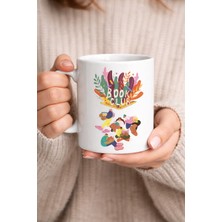 İlk El Grup Ieg™ Book Club Tasarım Kupa Model 232 Kitap Severlere Özel Baskılı Seramik Kahve Kupası