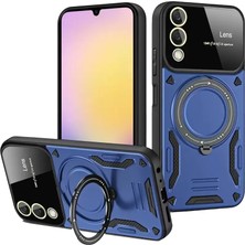 SHC4200 Galaxy S25 Edge Kılıf Joy Lens Standlı Kapak - Lacivert