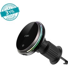 Ttec Aircharger Drive Pro 2 Qi2.2/magsafe Özellikli 25W Iphone/android Soğutuculu Kablosuz Hızlı Şarj Özellikli Araç Içi Telefon Tutucu