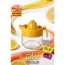 PFU Pratik Faydalı Ürünler Limon Sıkacağı | Limon Sıkacak | Limon Sıkma Kabı | Cam Narenciye Sıkacağı - 300 ml