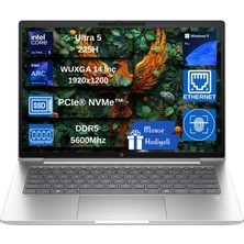 Hp Probook 4 G1I 64GB Ddr5 2tb SSD Intel® Core™ Ultra 5 225H Intel® Arc™ 130T Gpu 14" Wuxga (1920 x 1200), IPS 300 Nits Win 11 Pro Taşınabilir Bilgisayar D29QJETPCB12