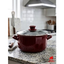 Köklü Züccaciye Emaye Kızartma Tenceresi