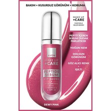 Avon Dudak Parlatıcısı Peptit İçeren Serum Gloss Işıltılı Pembe Renk Uzun Süreli Parlak Bitiş