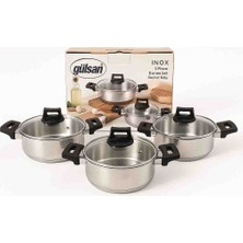 Gülsan Inox Omlet Sahan Set Bakalit Saplı