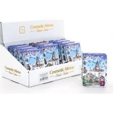 İlk El Grup Taşlı Istanbul Tasarımı El Aynası Kalın ALK2482