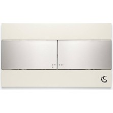 Ece Banyo - Ideal Slim Çift Kademeli Rezervua Kumanda Paneli Outlet - W659057-