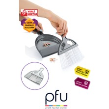 PFU Pratik Faydalı Ürünler Masaüstü Fırça Faraş Seti | Mini El Faraş Seti | Küçük Fırçalı Faraş | Faraşlı El Süpürgesi