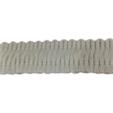 Hobibahçem Pamuk Püskül Şerit En 3 cm Krem 1 Metre