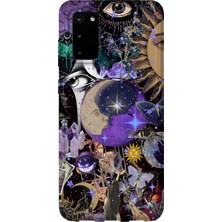 Karsu Design Samsung Galaxy S20 Plus Uyumlu Baskılı Şeffaf Telefon Kılıfı | Koleksiyon: Mystical Symbols