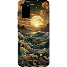 Karsu Design Samsung Galaxy S20 Uyumlu Baskılı Şeffaf Telefon Kılıfı | Koleksiyon: Moon Phases