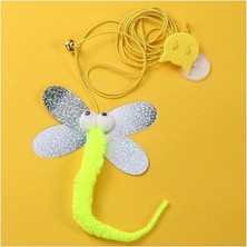 Pretify Kelebek Model Kendinden Yapışkanlı Kedi Oyun Oltası – Hareketli, Elastik, Eğlenceli Oyuncak