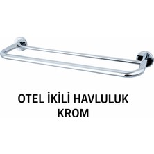Onno Otel Ikili Havluluk Krom