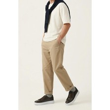 Ziya, Erkek Hakiki Deri Sneaker 161423Z514 Kahve