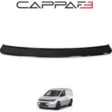 Cappafe Volkswagen Caddy 2021- Yılı ve Sonrası Uyumlu Arka Tampon Eşiği Parlak