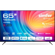 Simfer Smfer 65SF900Q 165 Ekran 65" Ultra Hd Google QLED Tv