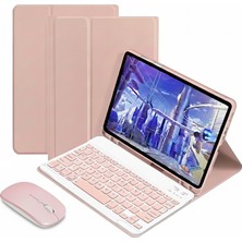 Microcase Xiaomi Poco Pad M1 12.1 Inch Tablet Için Bluetooth Klavye ve Mouse + Kılıf Bkk6