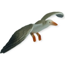 Hayvan Figürleri - Kuşlar -18 cm Gümüş Martı (Lisinya)