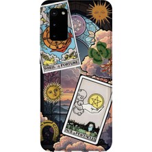 Karsu Design Samsung Galaxy S20 Fe Uyumlu Baskılı Şeffaf Telefon Kılıfı | Koleksiyon: Tarot Cards