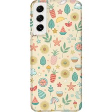 Karsu Design Samsung Galaxy S22 Uyumlu Baskılı Şeffaf Telefon Kılıfı | Koleksiyon: Minimalist Style 2