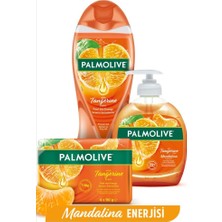 Palmolive Mandalina Kokulu Duş Jeli 500 Ml, 4X90 gr Sabun, 500 ml Sıvı Sabun