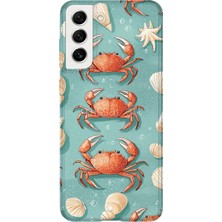 Karsu Design Samsung Galaxy S21 Fe Uyumlu Baskılı Şeffaf Telefon Kılıfı | Koleksiyon: Minimalist Style 3