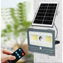 Gaman T-39 300WATT Güneş Enerjili Sensörlü Sokak Lambası - Solar Bahçe Aydınlatması - Sokak Aydınlatma Projektörü