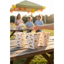 Cadde Süs Inşaat Temalı Popcorn 8 Adet Mısır Kutusu