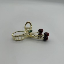 Mare Accessories Gold Kiraz Figürlü Mandal Toka