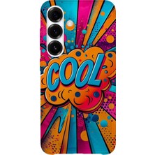 Karsu Design Samsung Galaxy A14 Uyumlu Baskılı Şeffaf Telefon Kılıfı | Koleksiyon: Abstract Color Splash