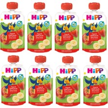 Hipp. Çilekli Muzlu Elma Püre 8X100GR