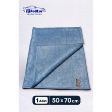 Polikur Mikrofiber Premium Oto Bezi 50X70CM Mavi (3223)