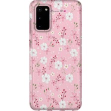 Karsu Design Samsung Galaxy S20 Uyumlu Baskılı Şeffaf Telefon Kılıfı | Koleksiyon: Pink Aesthetic
