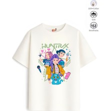 Belya Kids Wear Kız Çocuk Tam Kalıp Hun Tasarım 13 Oversize Tişört