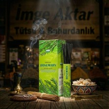 İmge Aktar Darshan Biberiye (Rosemary) Çubuk Tütsü (20'li Paket) - Zihin Açıcı