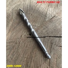 Dwk Pro 12MM Kademeli Multi Uç Metal Delme Ucu Ahşap Sac Mermer Delme Ucu