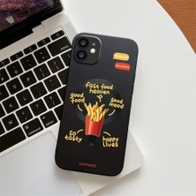 HONTINGA iPhone 11 ile Uyumlu Kılıfı Şeffaf Magsafe Wireless Düşüme Önleyici Basitlik Anti Düşme Kamera Korumali Patates Desen Silikon Telefon Kılıfı Kadın ve Erkek Için Uygundur K7-1073