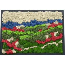 Yerli Duvar Bahçe Aranjman - Yaşayan Duvar Bitkileri