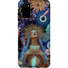 Karsu Design Samsung Galaxy S20 Uyumlu Baskılı Şeffaf Telefon Kılıfı | Koleksiyon: Mystical Symbols