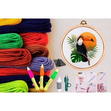 Hobibahçem Punch Seti Nakış Seti Kasnaklı Kendin Yap Seti Seri 22