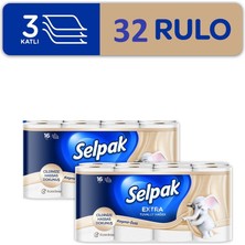 Selpak Extra Kaşmir Özlü 32 Li Tuvalet Kağıdı