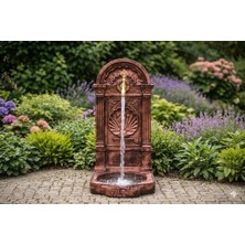 Balyaman Istiridye Model Bakır Bahçe Çeşmesi Osmanlı Musluk Hediyeli