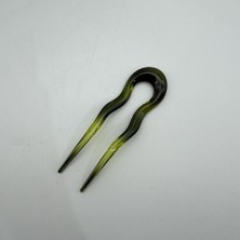 Mare Accessories Şeffaf Yeşil Tonlu Kemik Saç Tokası