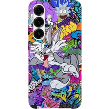Karsu Design Samsung Galaxy A57 Uyumlu Baskılı Şeffaf Telefon Kılıfı | Koleksiyon: Drip Art